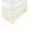Kingdom Box Pleated Valance Cream - DOUBLE