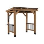 Backyard Discovery 2.4 x 1.6 x 2.2m Saxony BBQ Gazebo With PowerPort