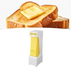 Catzon Stick Butter Cutter Stainless Steel Blade One Click Cheese Slicer