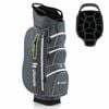 Costway Golf Cart Bag Club Stand Bag Grey