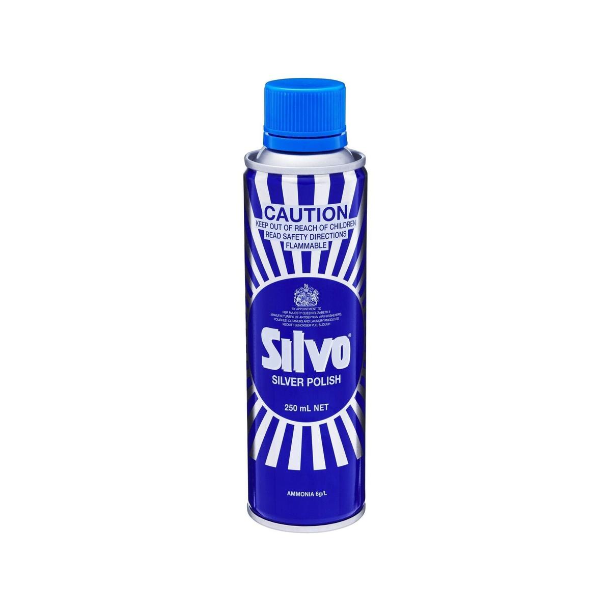 Silvo 250ml Metalware Polish Cleaner - Bunnings Australia