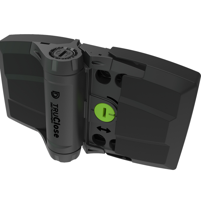 D&D Technologies TruClose MultiAdjust Hinges for Wood Black