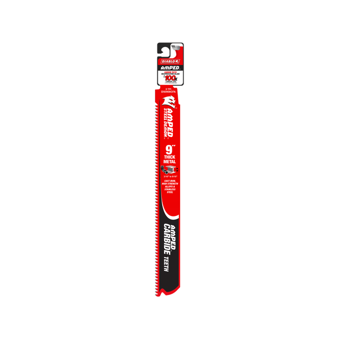 Diablo 9" Steel Demon Amped Carbide Blade For Thick Metal
