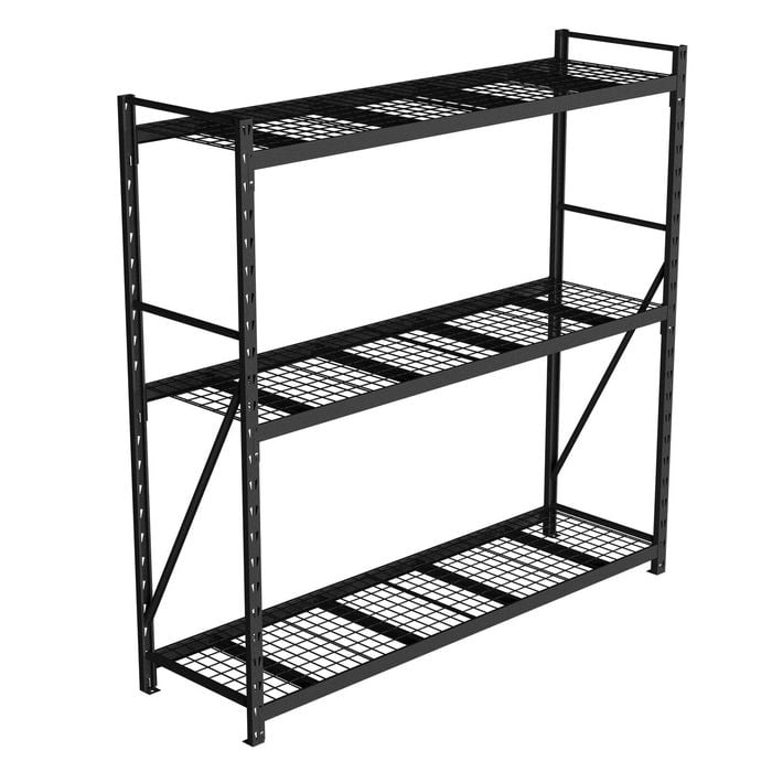 Rack It 600kg 1900 x 1831 x 530mm Black 3 Wire Shelf Starter Kit