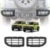 Tail Light Trim for Suzuki Jimny 2018-Onwards Matt Black Rear Lamp Taillight Frame Cover Set of 2
