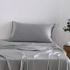 Natural Home Luxe Mulberry Silk Pillowcase 25 Momme King Pillowcase 50 X 90cm - Grey