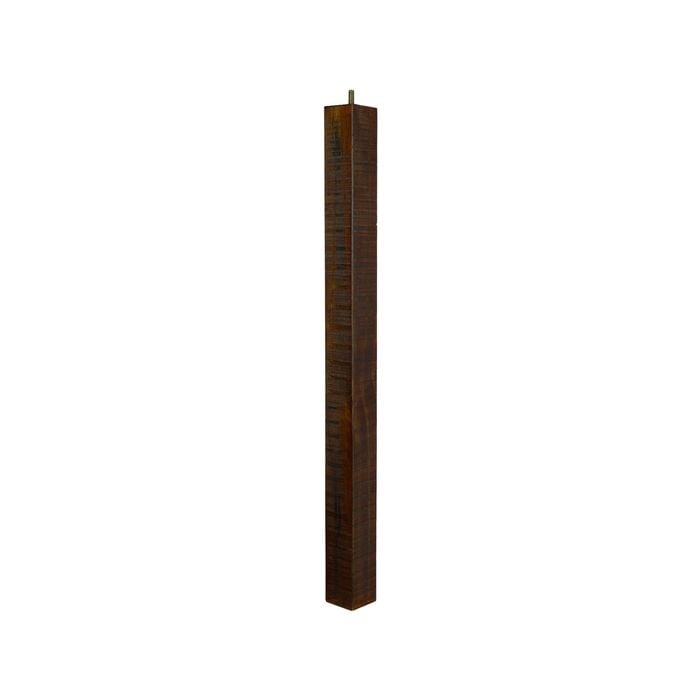 Adoored 53 x 53 x 710mm Rustic Square Timber Furniture Leg