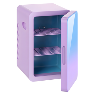 Advwin 22L Camping Fridge Portable Mini Fridge Car Cooler and Warmer Purple & Blue