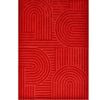 Contemporary Handmade Wool Rug - Unity 6230 - Red - 190x280cm