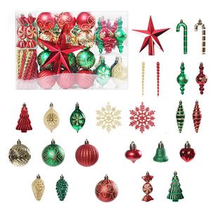Catzon 88 Pcs Christmas Balls Ornaments with Hang Rope-Red