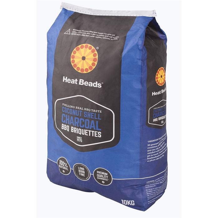 Heat Beads® 10kg Coconut Shell Charcoal BBQ Briquettes