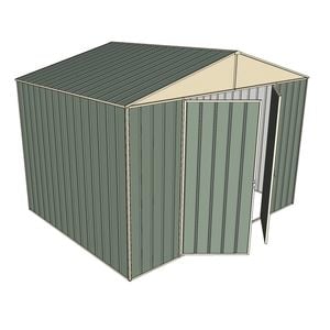 Build-a-Shed 3.0 x 2.3 x 2.3m Double Hinge Door Garden Shed - Green
