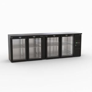 Thermaster Four Door Drink Cooler  - Commercial Bar Fridges (bc4100g)