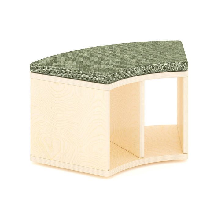 Jooyes Puzzle Series Kids Arc Book Storage Bench with Cushion