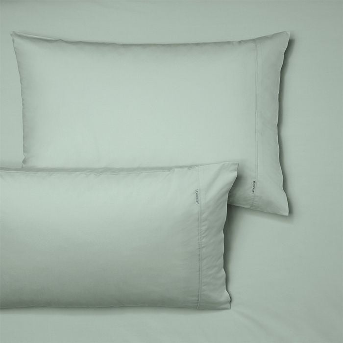 Bianca Heston 300tc Percale Cotton Sheet Combo Set Sage - King Single Bed