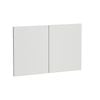 Kaboodle 900mm Sesame Salt Modern Med Rangehood Doors - 2 Pack