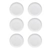 6PK Ecology 27cm Canvas Dinner Plate Coupe Dinnerware - White