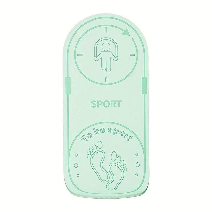 NNETM 1pc Indoor Thicken Non-slip Fitness Mat - Shock Absorption Mute Skipping Pad