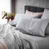 Ashton Fitted Sheet Single Bed Light Light Grey MyHouse