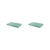 2PK Bambury Home Living Microfibre Deluxe Dish Drying Mat Duck Egg Knitted