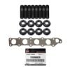 Genuine Exhaust Manifold Gasket & Stud Kit For Mitsubishi Triton Mr 4n15 2.4l