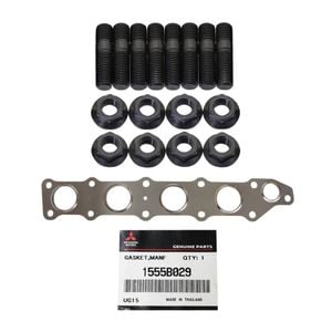 Genuine Exhaust Manifold Gasket & Stud Kit For Mitsubishi Triton Mr 4n15 2.4l