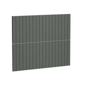 Kaboodle 900mm Grey Fig V-Groove 2 Drawer Panels
