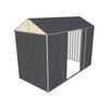 Build-a-Shed 1.5 x 3.0 x 2.3m Gable Double Sliding Side Door Shed - Grey