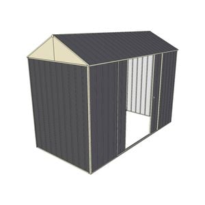 Build-a-Shed 1.5 x 3.0 x 2.3m Gable Double Sliding Side Door Shed - Grey