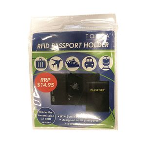 Tosca RFID Wave Blocking Safety Protection Travel Passport Holder/Cover