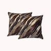 Renee Taylor Poly Velvet Printed Skin 50x50cm Twin Pack Filled Cushion