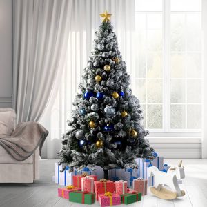 Christabelle Snow-Tipped Snowflocked Artificial Christmas Tree 2.4m 1500 Tips