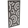 ProtectorAl 300-940w x 941-1840h Black Sunburst Framed Composite Decorative Panel