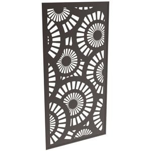 ProtectorAl 300-940w x 941-1840h Black Sunburst Framed Composite Decorative Panel