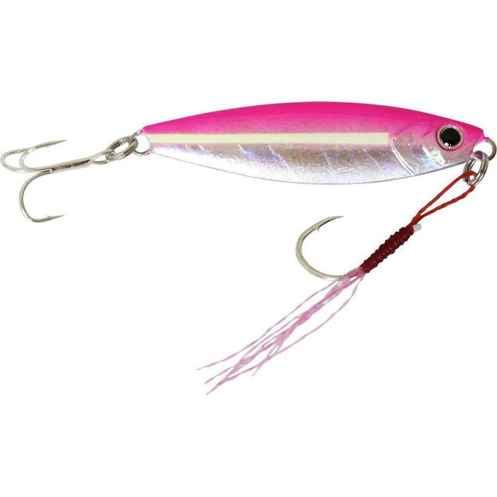 Majorcraft JigPara Micro 15g Metal Fishing Jig 18 Glow Pink