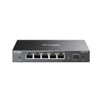 TP-Link Omada ES206X 5-Port 2.5G Easy Managed Switch With 1× 10G SFP+ Slot