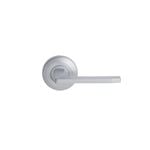 Delf Trade Satin Chrome Elba Round Dummy Lever Set