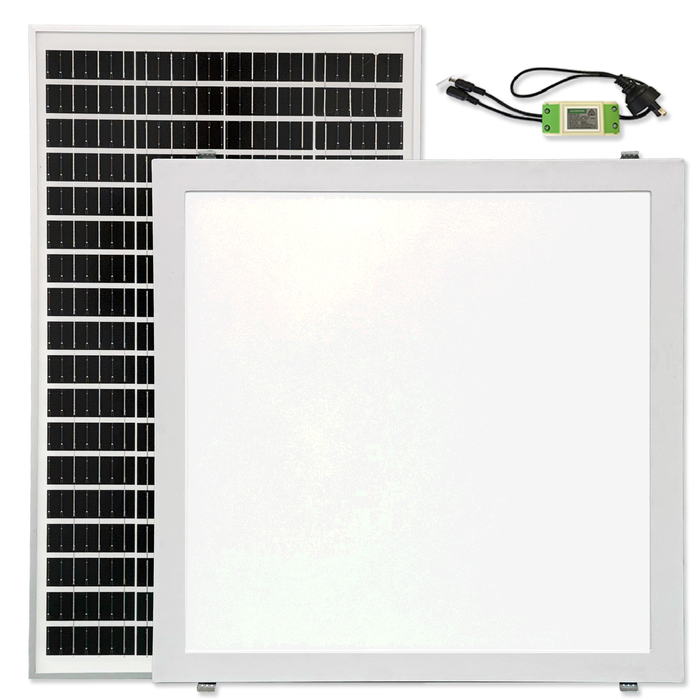 EzyLite 500x500mm Square HYBRID SolarLight. Easy DIY Flush Mount Skylight Alternative with Bonus Driver
