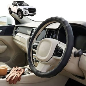 Australian Goose Steering Wheel Cover for Isuzu D-Max Space Cab 2020 - Current Circle Black