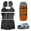 3D Floor Mats Boot Liner Set for Toyota Corolla Cross 2022-Onwards All Weather Heavy Duty Cargo Kick Back Seat Protector Cover