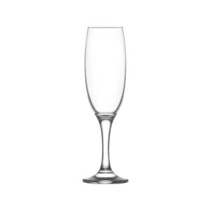 LAV 6 Piece Empire Champagne Flutes Set - Classic Stemware Glasses for Prosecco, Sparkling Wine - 220ml