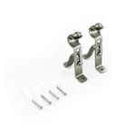 Windoware 75-95mm Satin Adjustable Curtain Rod Bracket - 2 Pack