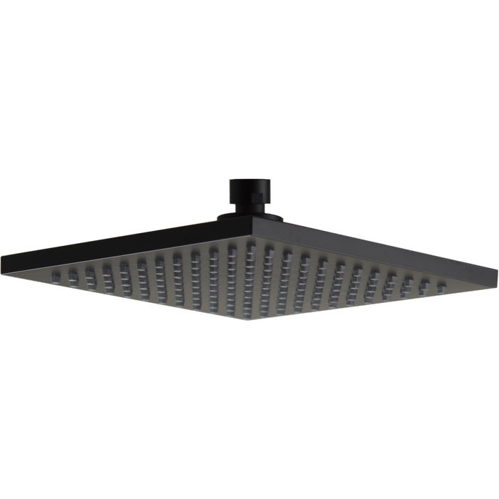 MIXX Chai Square 200mm ABS Shower Head Matt Black 11SSH01ML