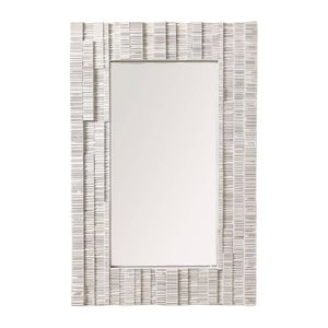 Dunbar Rectangle Wall Mirror - White