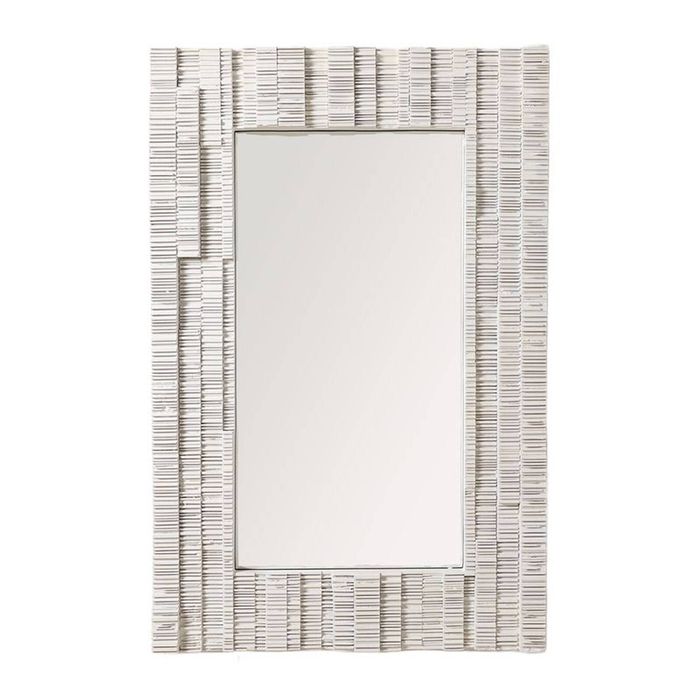 Dunbar Rectangle Wall Mirror - White