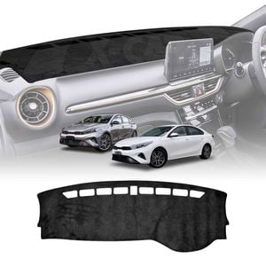 Dash Mat for Kia Cerato Hatch & Sedan 2018-2024 Non-Slip Microfiber Pad Cover Interior