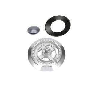 Gas Cooktop Wok Burner Complete Assembly 8780101038645, Suits Smeg
