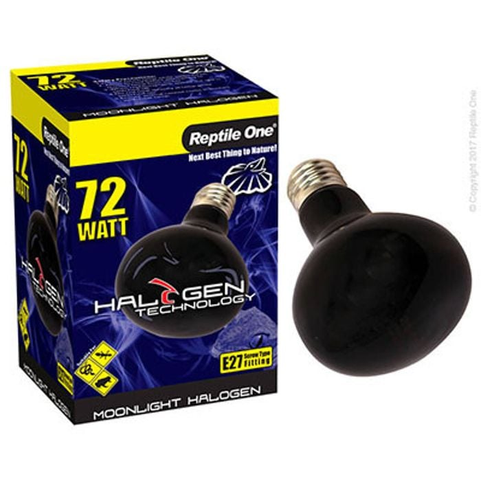 Reptile One Halogen Heat Lamp - Moonlight 72w (46687)