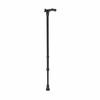 Rebotec Walking Stick with Ergonomic Anatomic Handle - Red Wine, Left-Handed, 72-95cm Adjustable, 125kg Capacity - Black - Right