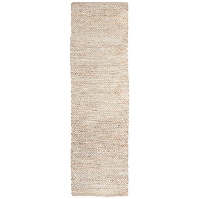 Noosa 444 Natural 400x80cm Runner - Large Hand Braided Jute Rug